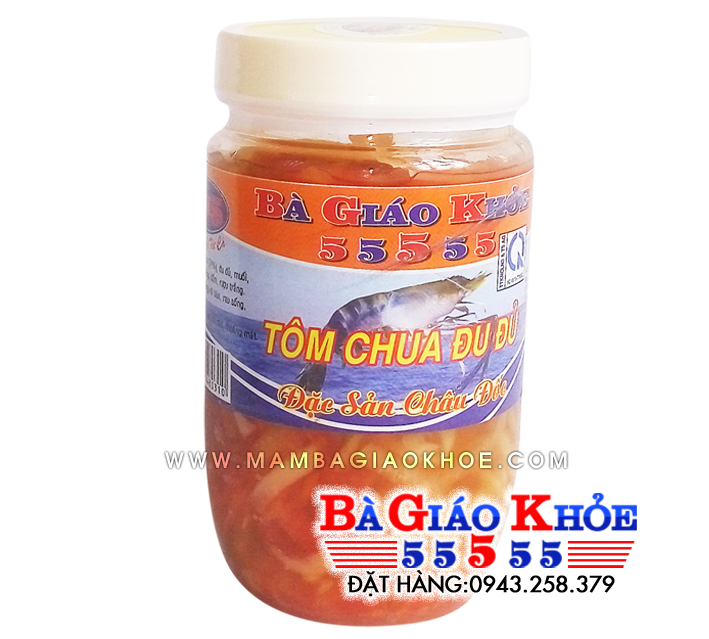 Mắm tôm chua đu đủ Bà Giáo Khỏe - Đặc sản Châu Đốc